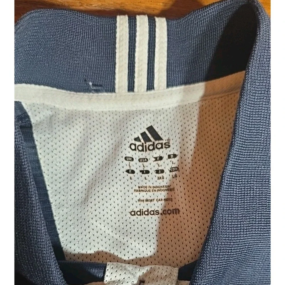 Adidas Size L Active 360‎ Short Sleeve Gym T-Shirt Polo 2011